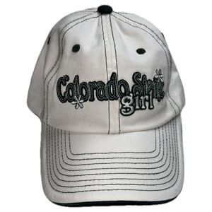Colorado State Rams Women’s Hat Cap Top of the World White Green CSU Girl Strap